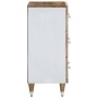 Aparadores 2 uds de madera maciza de mango 60x33,5x75 cm von , Schließfächer und Lagerschränke - Ref: Foro24-3310133, Preis: ...