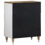 Aparadores 2 uds de madera maciza de mango 60x33,5x75 cm von , Schließfächer und Lagerschränke - Ref: Foro24-3310133, Preis: ...