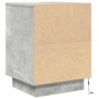 Mesilla de noche con luces LED gris hormigón 38x34x50 cm von , Nachttische - Ref: Foro24-861289, Preis: 55,45 €, Rabatt: %