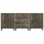 Aparadores 3 uds de madera maciza de mango gris claro von , Schließfächer und Lagerschränke - Ref: Foro24-3310017, Preis: 346...