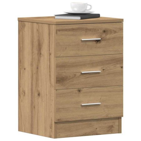 Mesitas de noche 2 uds madera roble artisan 38x35x55 cm by , Nightstands - Ref: Foro24-861127, Price: 108,65 €, Discount: %