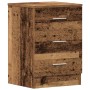 Mesitas noche 2uds madera contrachapada madera vieja 38x35x55cm de , Mesitas de noche - Ref: Foro24-861125, Precio: 119,31 €,...