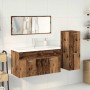 Juego de muebles de baño 4 piezas madera ingeniería envejecida von , Badezimmermöbel - Ref: Foro24-3328917, Preis: 381,03 €, ...