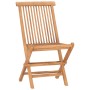 Klappbares Garten-Ess-Set 3 Stück aus massivem Teakholz von vidaXL, Gartensets - Ref: Foro24-315453, Preis: 154,67 €, Rabatt: %