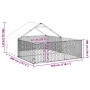 Caseta perros exterior con corral 4x3x1,9 m acero galvanizado von , Hundehütten - Ref: Foro24-3329241, Preis: 218,22 €, Rabat...