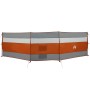 Cortaviento de camping impermeable gris naranja 508x130 cm de , Paravientos - Ref: Foro24-4009662, Precio: 33,63 €, Descuento: %
