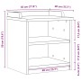 Banco de recibidor SANDNES madera maciza de pino 45x40x50 cm von , Bänke für Hallen und Lager - Ref: Foro24-4010443, Preis: 8...