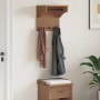 Perchero de pared SANDNES madera maciza pino 43x30x42cm von , Hut- und Garderobenständer - Ref: Foro24-4010455, Preis: 40,69 ...