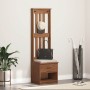 Perchero de entrada SANDENS 45x40x159,5cm madera maciza de pino von , Bänke für Hallen und Lager - Ref: Foro24-4010481, Preis...