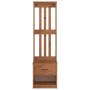 Perchero de entrada SANDENS 45x40x159,5cm madera maciza de pino von , Bänke für Hallen und Lager - Ref: Foro24-4010481, Preis...