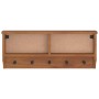 Perchero de pared SANDNES madera maciza de pino 87x12x35 cm von , Hut- und Garderobenständer - Ref: Foro24-4010469, Preis: 39...