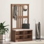 Perchero de entrada SANDENS madera maciza de pino 87x40x159,5cm von , Bänke für Hallen und Lager - Ref: Foro24-4010488, Preis...