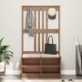 Perchero de entrada SANDENS madera maciza de pino 87x40x159,5cm von , Bänke für Hallen und Lager - Ref: Foro24-4010488, Preis...