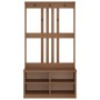 Perchero de entrada SANDENS madera maciza de pino 87x40x159,5cm von , Bänke für Hallen und Lager - Ref: Foro24-4010488, Preis...