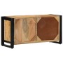 Mueble de TV madera maciza de mango rugosa 80x30x40 cm von , TV-Möbel - Ref: Foro24-4013587, Preis: 205,53 €, Rabatt: %