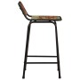 Taburetes de barra 2 uds 46x35,5x80 madera maciza reciclada by , Kitchen stools - Ref: Foro24-4013532, Price: 115,74 €, Disco...