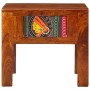 Mesita de noche 2 uds 40x40x36 cm madera maciza de acacia