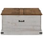 Baúl de almacenamiento HALDEN blanco 91x91x47 cm madera maciza by , Storage trunks - Ref: Foro24-4018406, Price: 239,83 €, Di...