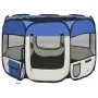 Folding dog park and blue carrying bag 90x90x58cm by vidaXL, Dog kennels and fences - Ref: Foro24-171013, Price: 40,84 €, Dis...