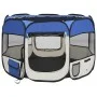 Folding dog park and blue carrying bag 90x90x58cm by vidaXL, Dog kennels and fences - Ref: Foro24-171013, Price: 40,84 €, Dis...