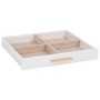 Caja para joyas de 3 niveles blanca 23x20,5x14 cm von , Schmuckständer - Ref: Foro24-4103557, Preis: 36,70 €, Rabatt: %