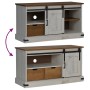 Mueble de TV HALDEN con puerta corredera blanco 110x40x60 cm von , TV-Möbel - Ref: Foro24-4018410, Preis: 212,92 €, Rabatt: %