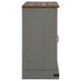 Aparador HALDEN 2 puertas correderas gris 112x40x80 cm de , Aparadores - Ref: Foro24-4018431, Precio: 279,13 €, Descuento: %