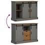 Aparador HALDEN 2 puertas correderas gris 112x40x80 cm de , Aparadores - Ref: Foro24-4018431, Precio: 279,13 €, Descuento: %