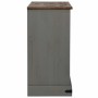 Aparador HALDEN 2 puertas correderas gris 112x40x80 cm de , Aparadores - Ref: Foro24-4018427, Precio: 282,35 €, Descuento: %