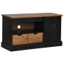 Mueble de TV HALDEN con puerta corredera negro 110x40x60 cm von , TV-Möbel - Ref: Foro24-4018412, Preis: 213,50 €, Rabatt: %