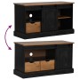 Mueble de TV HALDEN con puerta corredera negro 110x40x60 cm von , TV-Möbel - Ref: Foro24-4018412, Preis: 213,50 €, Rabatt: %