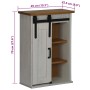 Armario colgante HALDEN con puerta corredera 49x22,5x70 cm pino von , Küchenschränke - Ref: Foro24-4018438, Preis: 90,33 €, R...