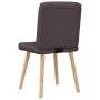 Sillas de comedor 2 unidades tela marrón oscuro von , Essstühle - Ref: Foro24-4101095, Preis: 106,58 €, Rabatt: %
