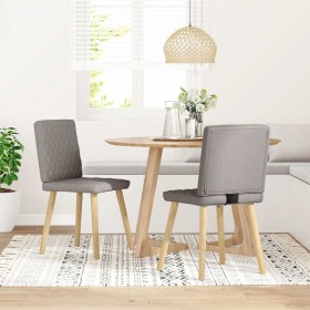 Sillas de comedor 2 unidades tela gris taupé by , dining chairs - Ref: Foro24-4101127, Price: 104,91 €, Discount: %