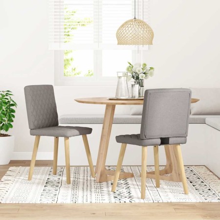Sillas de comedor 2 unidades tela gris taupé by , dining chairs - Ref: Foro24-4101127, Price: 104,91 €, Discount: %
