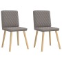 Sillas de comedor 2 unidades tela gris taupé by , dining chairs - Ref: Foro24-4101127, Price: 104,91 €, Discount: %