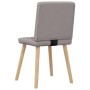 Sillas de comedor 2 unidades tela gris taupé by , dining chairs - Ref: Foro24-4101127, Price: 104,91 €, Discount: %