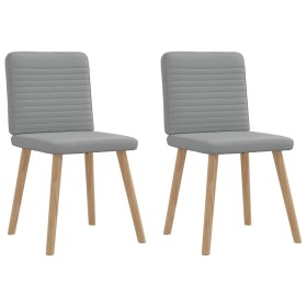 Sillas de comedor giratorias 2 unidades tela gris claro von , Essstühle - Ref: Foro24-4101144, Preis: 104,51 €, Rabatt: %