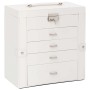 Joyero de 5 niveles con espejo y cerradura blanco von , Schmuckständer - Ref: Foro24-4103562, Preis: 57,32 €, Rabatt: %