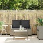 Sofá jardín de 2 plazas con cojín y mesa gris claro von , Outdoor-Sofas - Ref: Foro24-4103850, Preis: 228,33 €, Rabatt: %