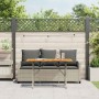 Sofá jardín de 3 plazas con cojín y mesa gris claro by , Outdoor sofas - Ref: Foro24-4103859, Price: 284,68 €, Discount: %