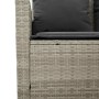 Sofá jardín de 3 plazas con cojín y mesa gris claro by , Outdoor sofas - Ref: Foro24-4103859, Price: 284,68 €, Discount: %