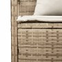 Banco de jardín con almacenaje y cojín beige ratán sintético von , Gartenbänke - Ref: Foro24-4104215, Preis: 221,62 €, Rabatt: %