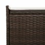 Banco de almacenaje con cojín marrón 100 cm ratán sintético von , Gartenbänke - Ref: Foro24-4104061, Preis: 137,19 €, Rabatt: %