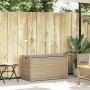 Banco de almacenaje con cojín beige 100 cm ratán sintético von , Gartenbänke - Ref: Foro24-4104063, Preis: 138,30 €, Rabatt: %