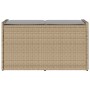 Banco de almacenaje con cojín beige 100 cm ratán sintético von , Gartenbänke - Ref: Foro24-4104063, Preis: 138,30 €, Rabatt: %