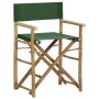 Klappbare Regiestühle 2 Stück aus Bambus und grünem Stoff von vidaXL, Gartenstühle - Ref: Foro24-313032, Preis: 91,73 €, Raba...