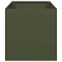 Jardinera de acero laminado en frío verde oliva 40x80x40 cm von , Töpfe und Pflanzgefäße - Ref: Foro24-860734, Preis: 69,13 €...