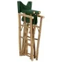 Folding director's chairs, 2 pieces, bamboo and green fabric by vidaXL, Garden chairs - Ref: Foro24-313032, Price: 90,86 €, D...