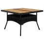 Garden dining set 9 pieces PE rattan and black acacia wood by vidaXL, Garden sets - Ref: Foro24-3058346, Price: 580,61 €, Dis...